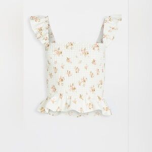 Reformation Junebug Linen Top in Mildred - Size Small